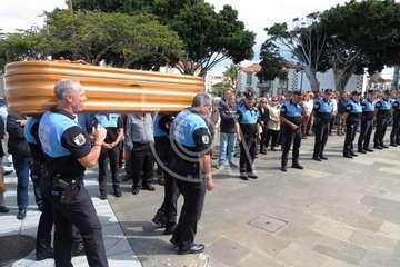 Telde da su último adiós al cabo Rubén Rivero (Foto TA)